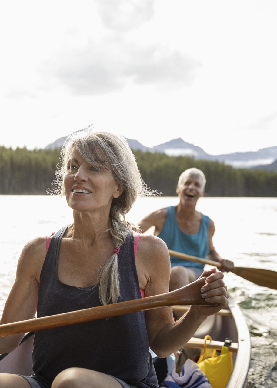 Couple Canoeing